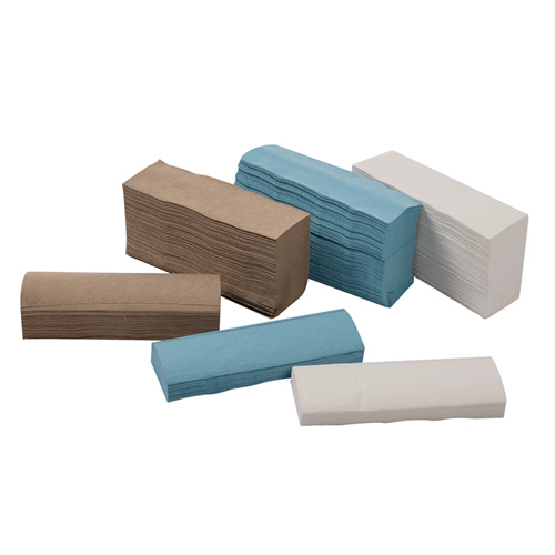 Blue Z fold Hand Paper Towel